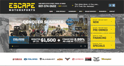 Desktop Screenshot of escapemotorsports.com