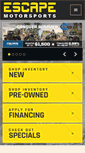 Mobile Screenshot of escapemotorsports.com